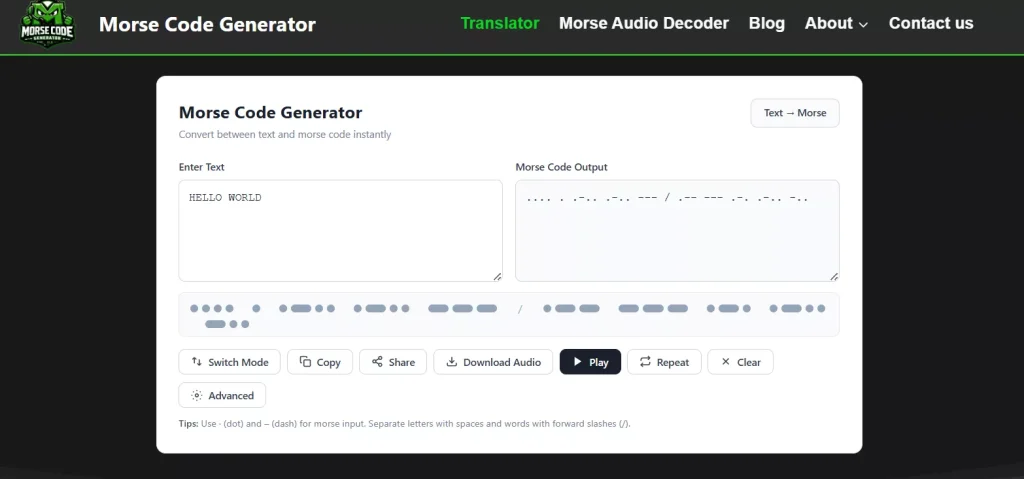 How to Use a Morse Code Generator on Phone?